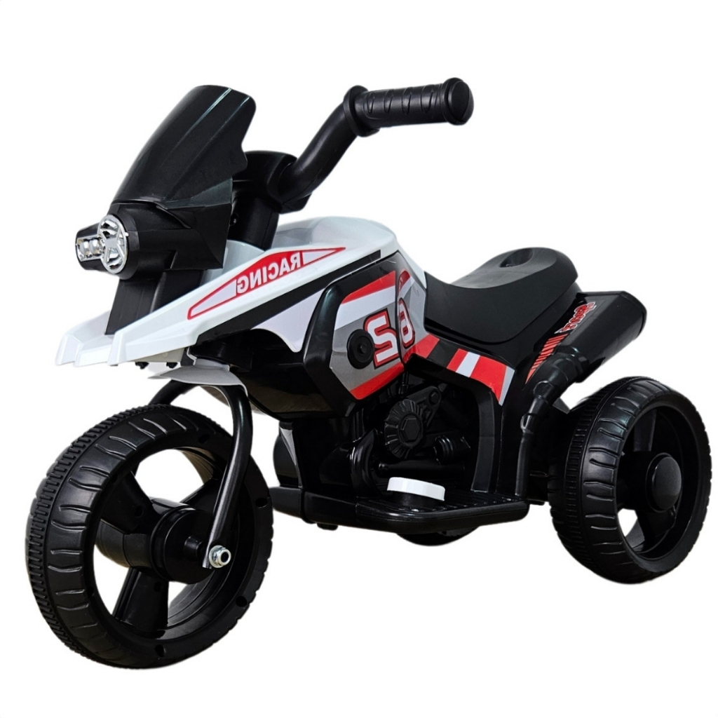 Detalhes do Super Mini Moto Elétrica Infantil 6V Som Pedal até 18kg