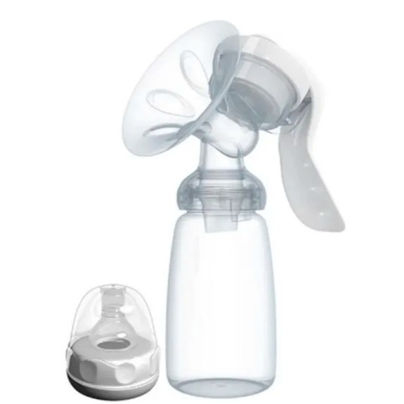 Bomba De Tirar Leite/Amamentação De silicone Manual Para Bebê Com Bico De Mamadeira. Envio Imediato