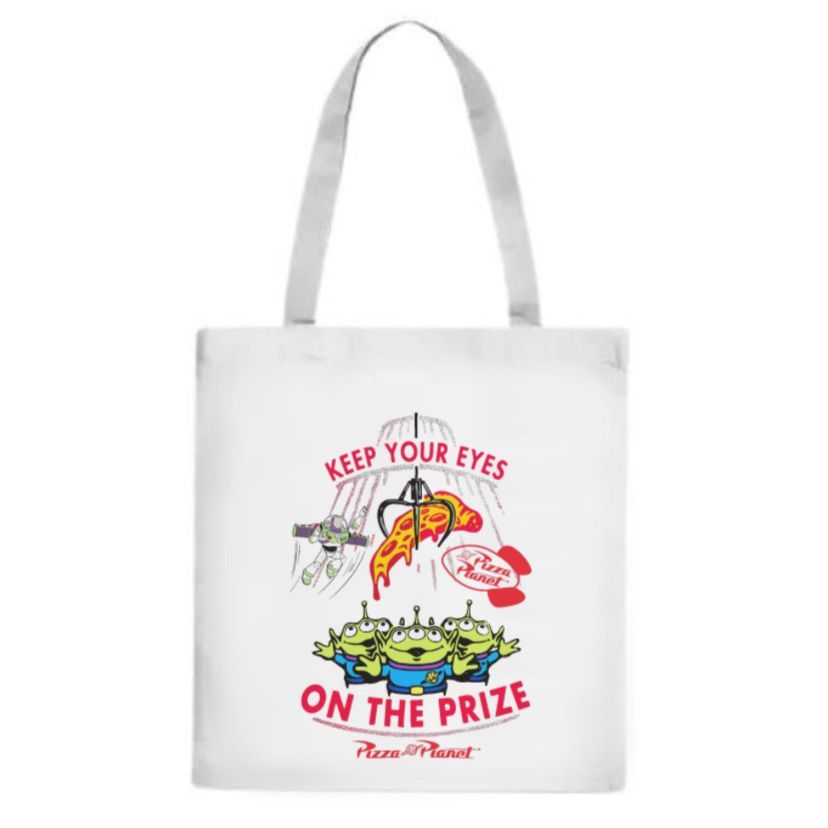 Bolsa Ecobag Pizza Planet Keep your eyes Sacola unissex estampas divertidas totebag disney toy story bolsa praia