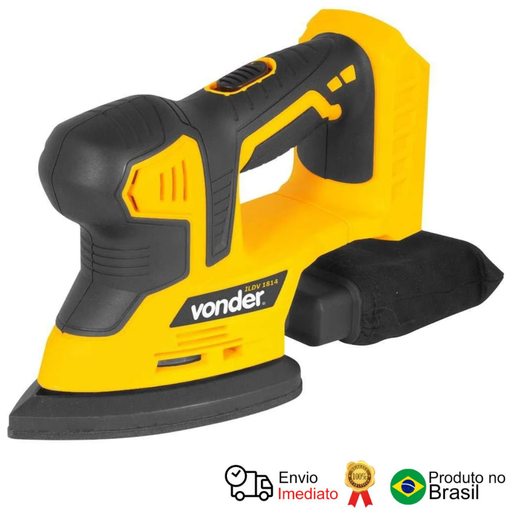 Lixadeira Delta 18V Sem Bateria Ildv 1814 Vonder em Oferta na Shopee