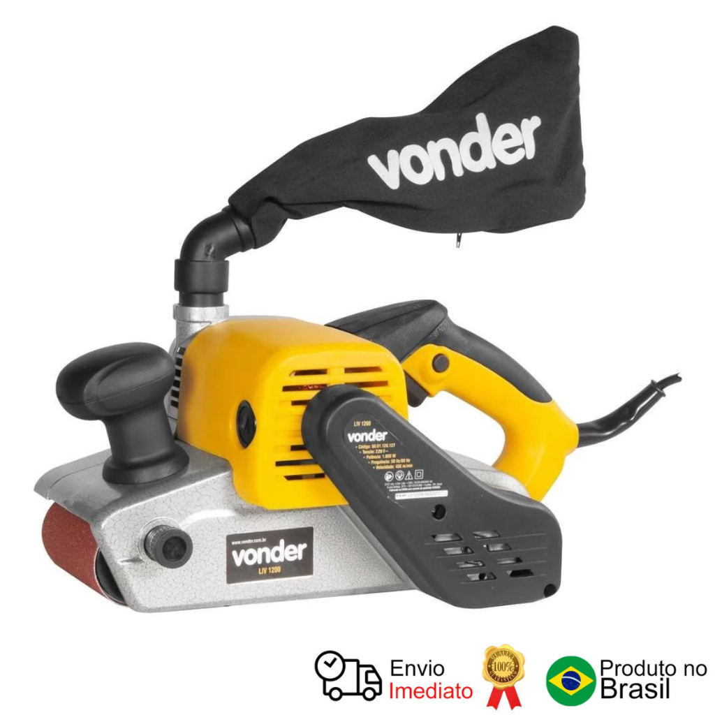 Lixadeira De Cinta 1.200W 220V Liv 1200 Vonder em Oferta na Shopee