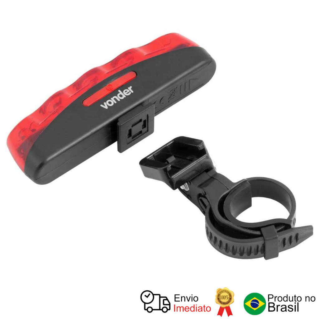 Lanterna Traseira Para Bicicleta Vonder em Oferta na Shopee