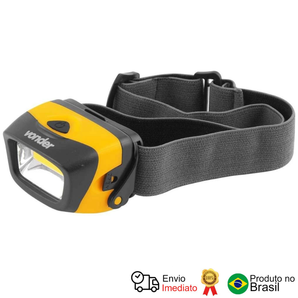 Lanterna De Led Para Cabeça Led Cob Lcv 120 Vonder em Oferta na Shopee