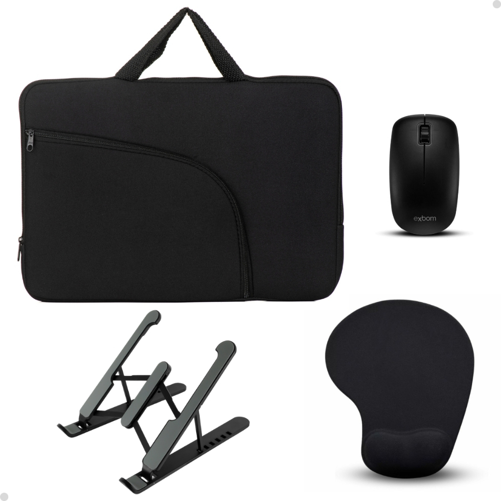 Capa Case Mouse Sem Fio Suporte Ergonômico Mousepad Portátil