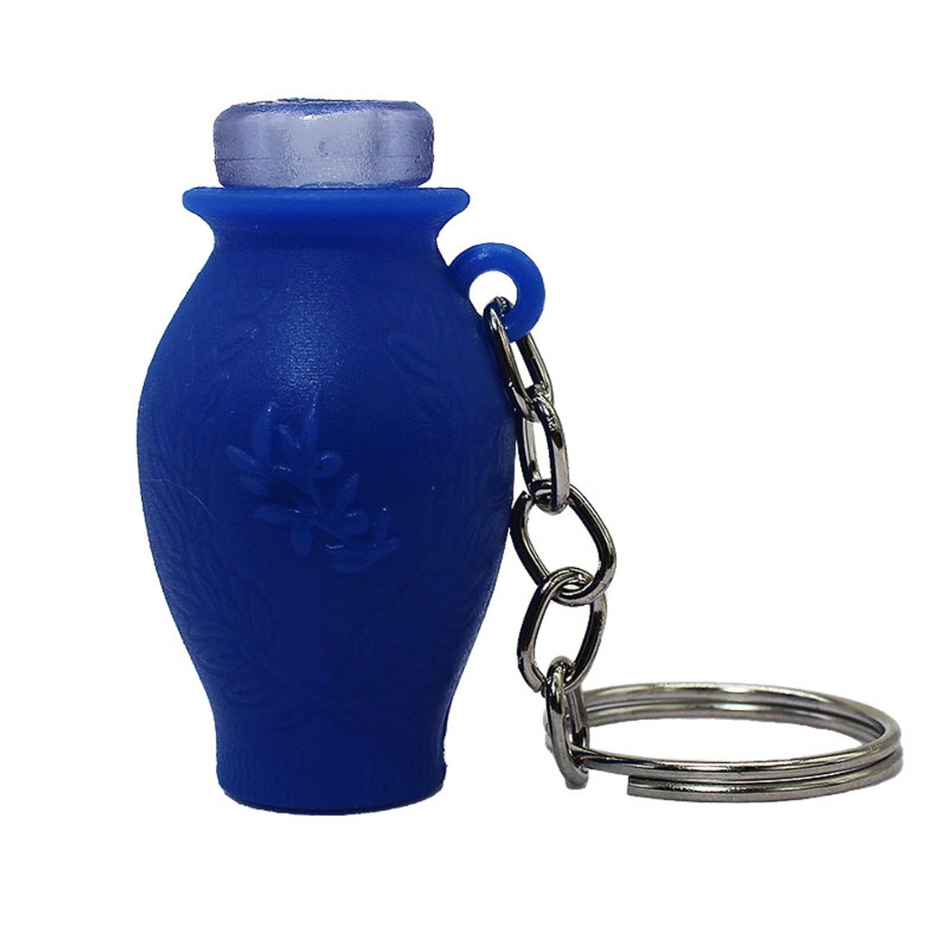 Chaveiro Botija Azul 100 peças Porta Óleo de Unção e lembrancinha porta azeite ungido