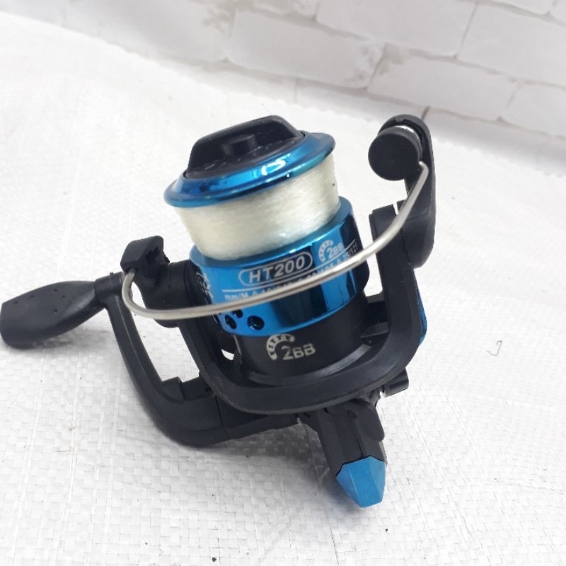 molinete micro 100HT200 com linha monofilamento ( usado)