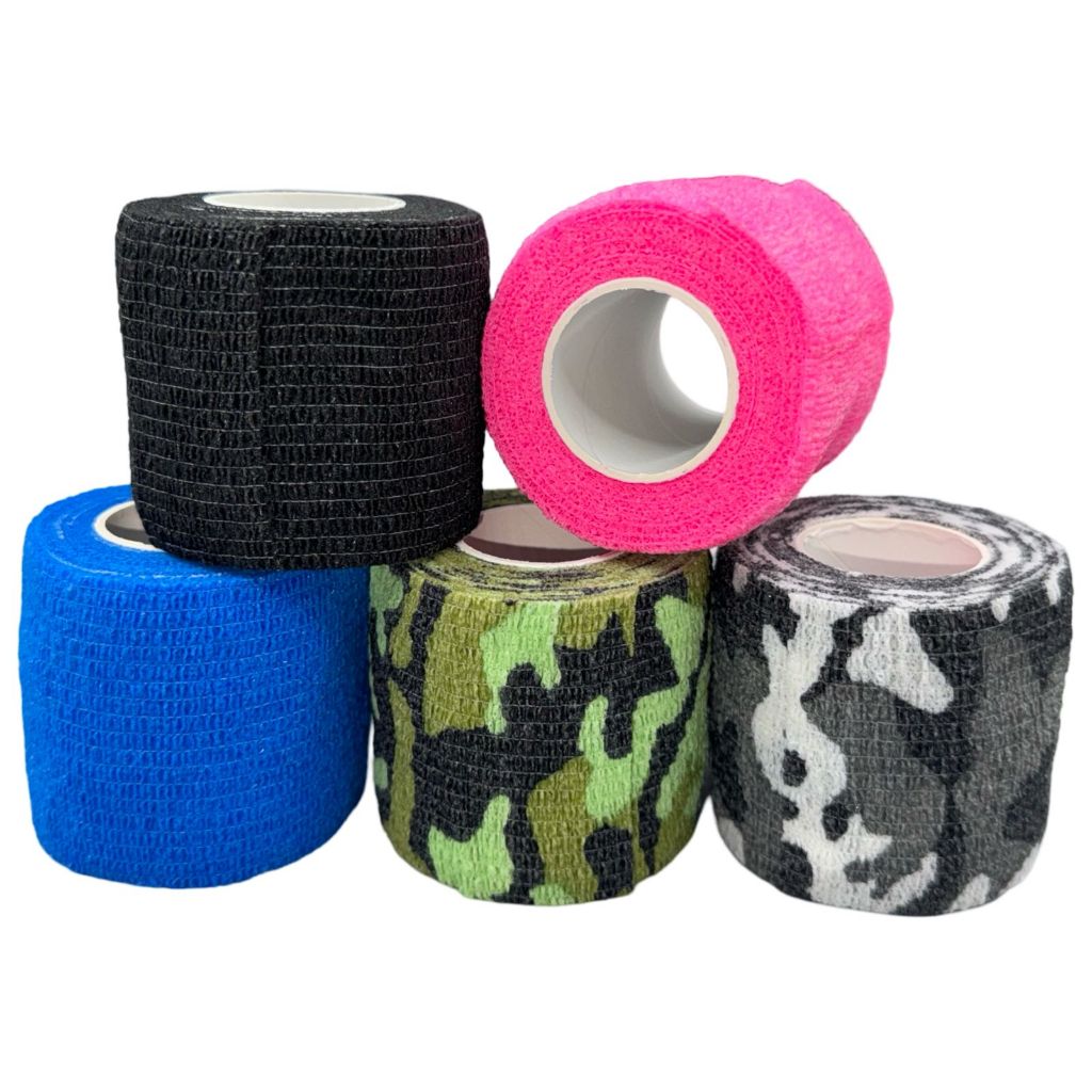 1un Bandagem elástica adesiva p/ biqueira pen Flexível Atadura Tatuagem 5cmx4,5m em Oferta na Shopee
