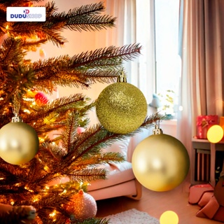 Bolas De Natal Enfeite Lisas/Glitter 4cm Grande Ouro bolinha em Oferta na Shopee