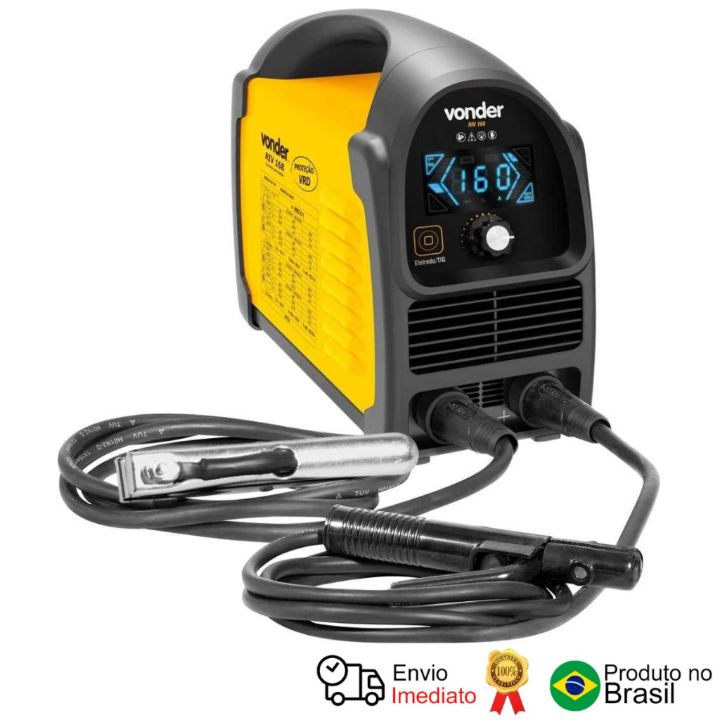 Inversor Solda 160A Riv 168 Display Led 127V/220V Vonder em Oferta na Shopee