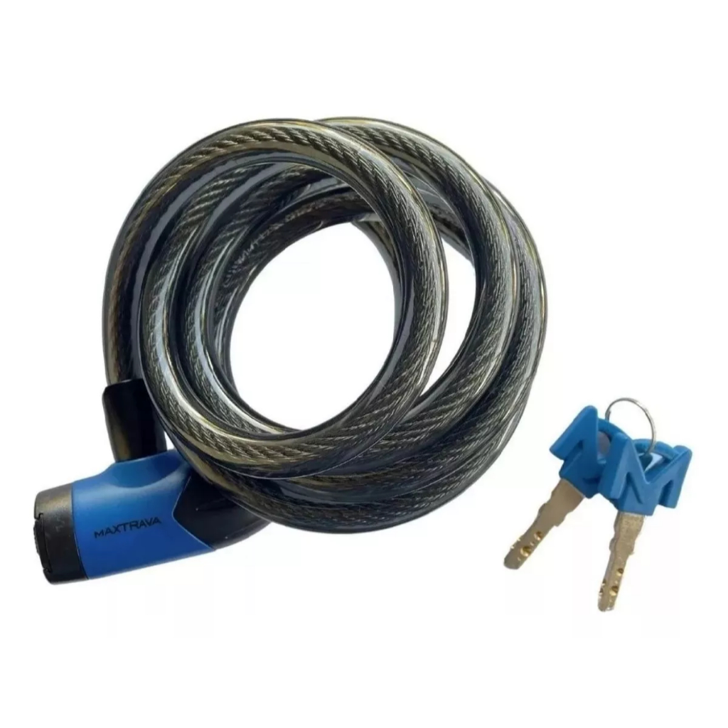 Trava Cabo De Aço Maxtrava Max 400 Moto Bike Estepe Grosso cadeado em Oferta na Shopee