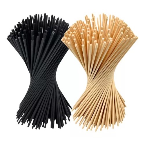 Kit Com 100 Varetas De Fibra de Algodão 25cm Para Difusor Aromatizador De Ambiente