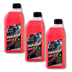 KIT 3 LITROS DE PARAFLU CONCENTRADO ROSA