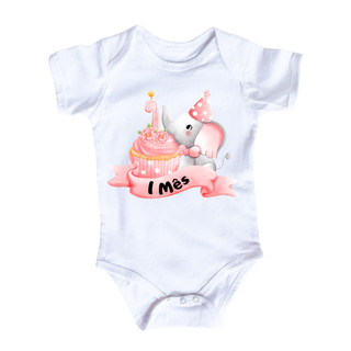 Body Bebê Menina Infantil Mesversario