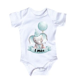 Body Bebê Menino Infantil Mesversario