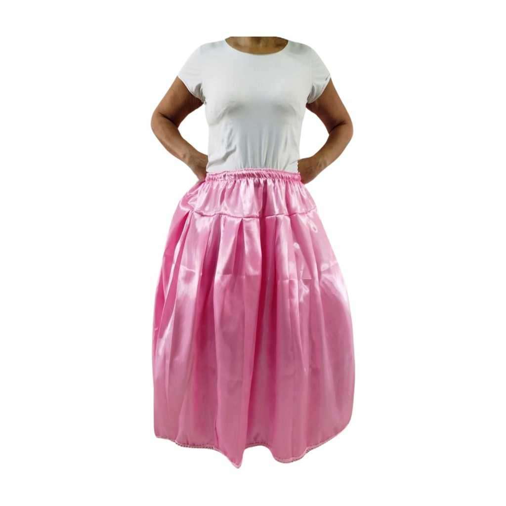 Saia Umbanda Cetim Rosa Baby de cetim Erê Cosme Damião Umbanda/Candomblé Santo