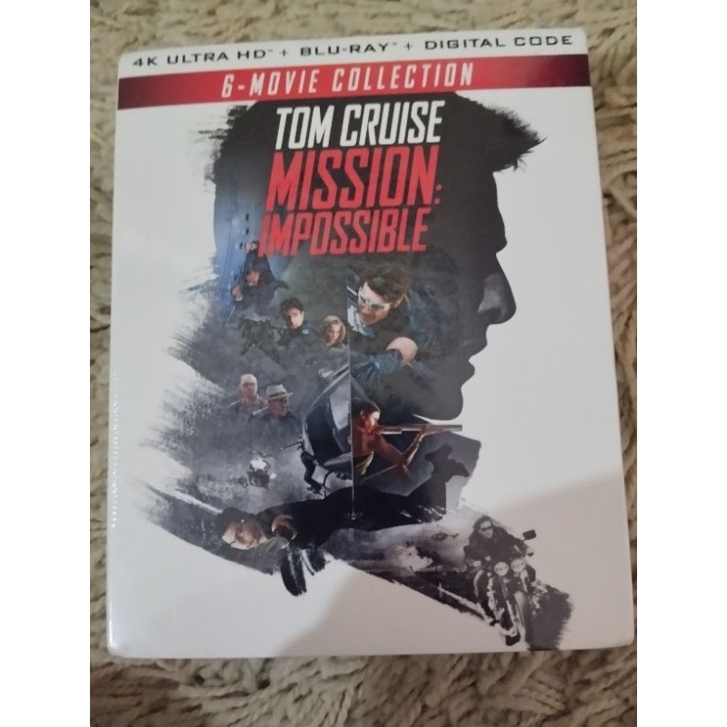 Box Coleção Missão Impossível Blu rays 4K Ultra HD + Blu rays, 13 Discos! Lacrado! Áudio e legendas em Português!