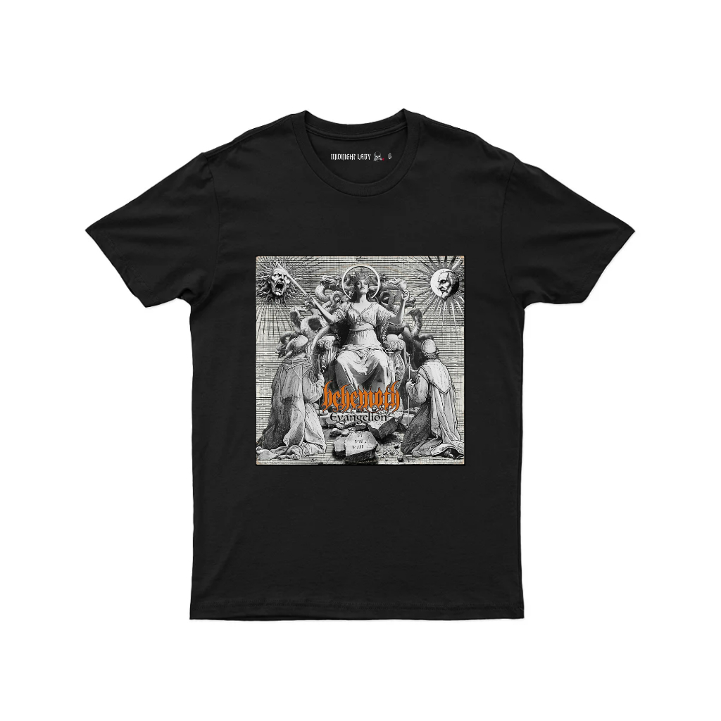 CAMISETA BEHEMOTH EVANGELION CAMISETA DE ROCK METAL