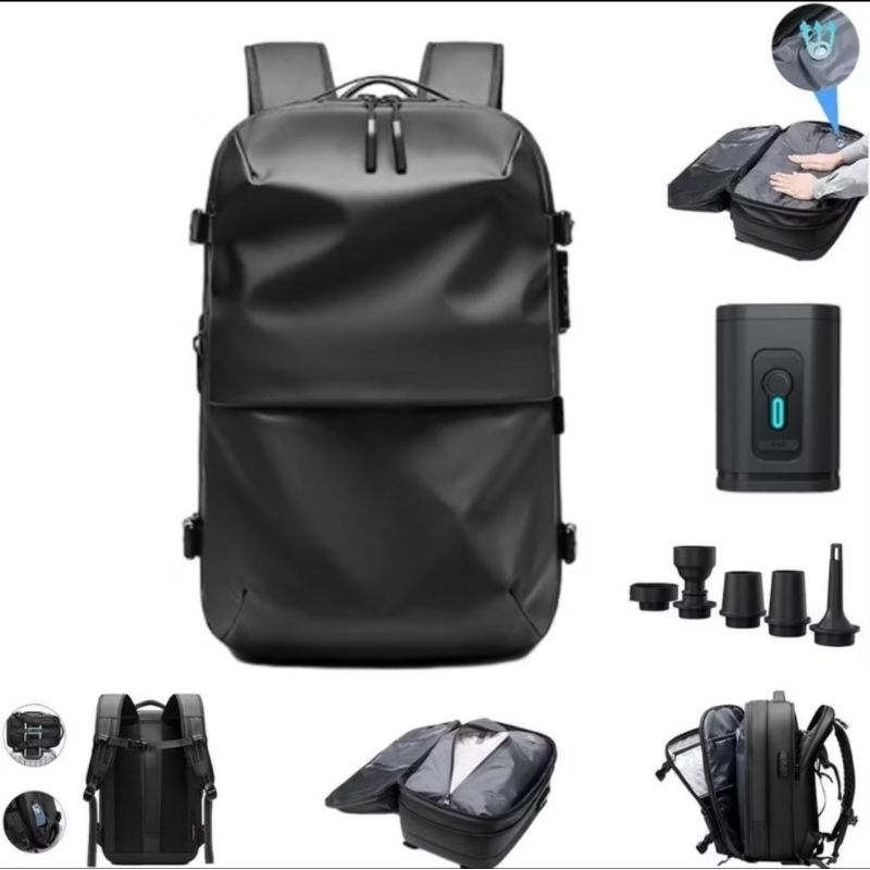 Mochila 60l Laptop De Compressão A Vácuo De Grande Capacidade, Mochila De Viagem Escola E ...