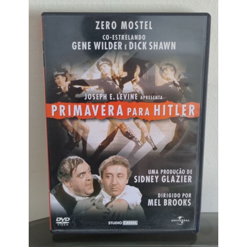 2 DVDs Primavera Para Hitler - A Última Loucura De Mel Brooks - filmes Mel Brooks