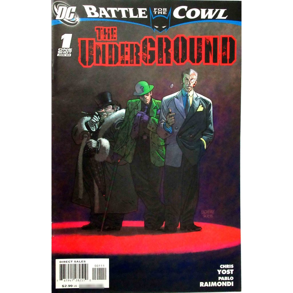 HQ DC The Underground 1 - One-Shot - Batman Battle for the Cowl - Importada- DC Comics 2009