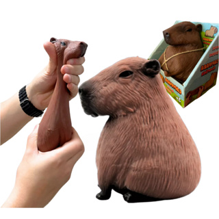Capivara Squishy Estica Divertida Brinquedo Anti-Stress Flexível Fidget Toy em Oferta na Shopee