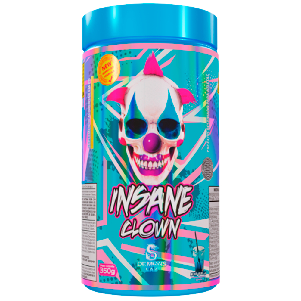 Pré Treino Insane Clown 350g Demons Lab (Pre Workout Aumento De Energia + Foco Resistência)