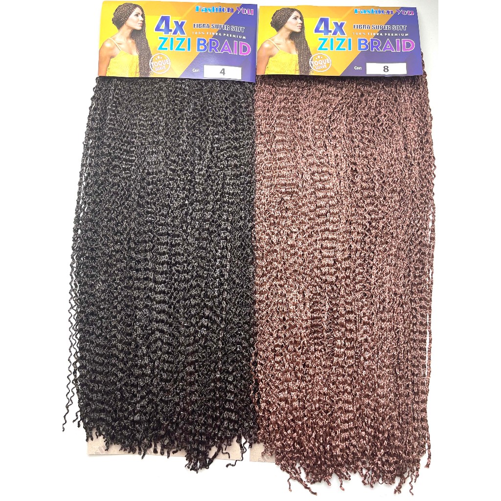 Cabelo Micro Zizi Braid Pacotão 400g Miojinho Trancinha Marca FASHION YOU em Oferta na Shopee