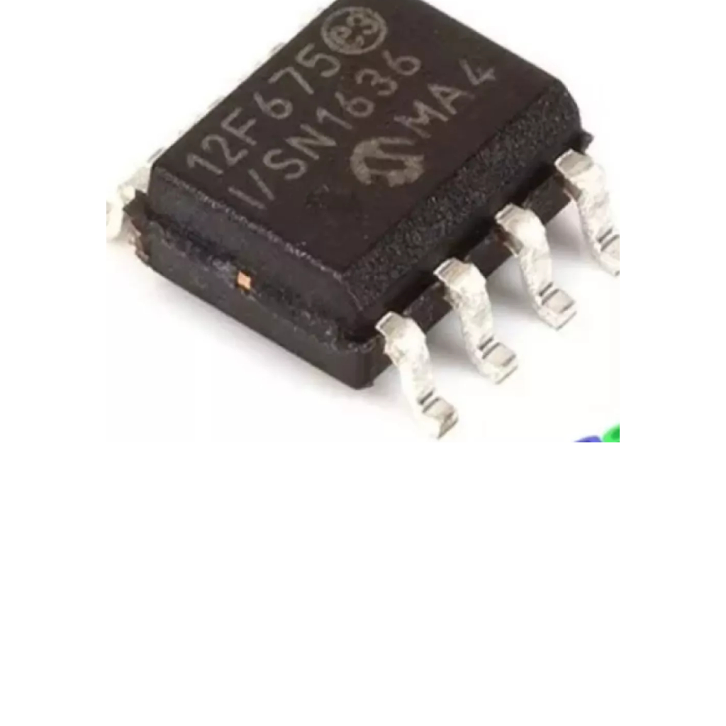 KIT COM 5 PEÇAS MICROPROCESSADOR PIC12F675-I/SN SOIC 8 SMD