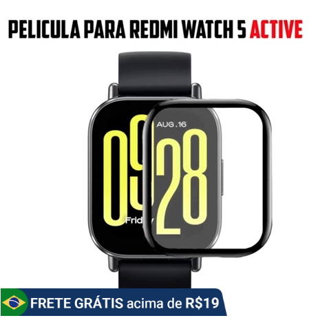 Película Nano Gel E 3d Protetora Anti Impacto Para Xiaomi Redmi Watch 5 active/W