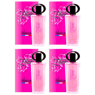 Kit com 4 Perfumes Woman Love 75ml cada em Oferta na Shopee