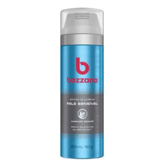 Bozzano Espuma de Barbear 200 ML ( HIDRATAÇÃO ou PELE SENSÍVEL)