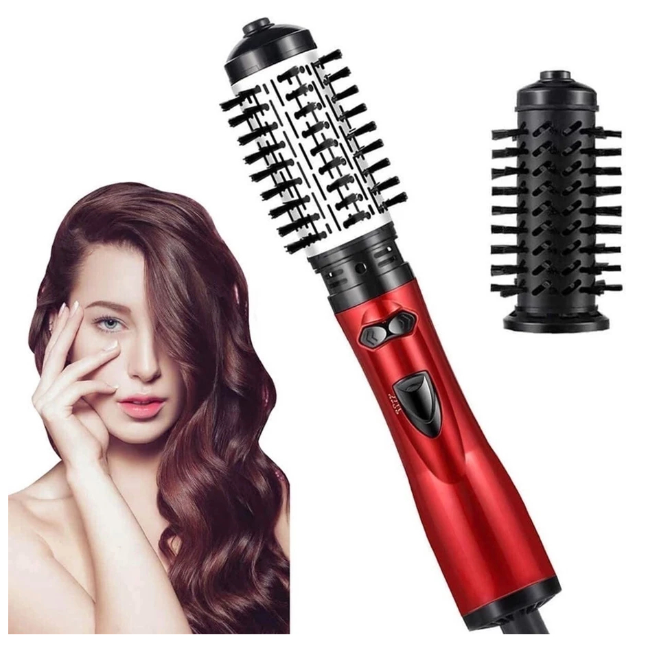 Escova Rotativa Elétrica Secador de cabelo Profissional 2 em 1 110v e 220v em Oferta na Shopee