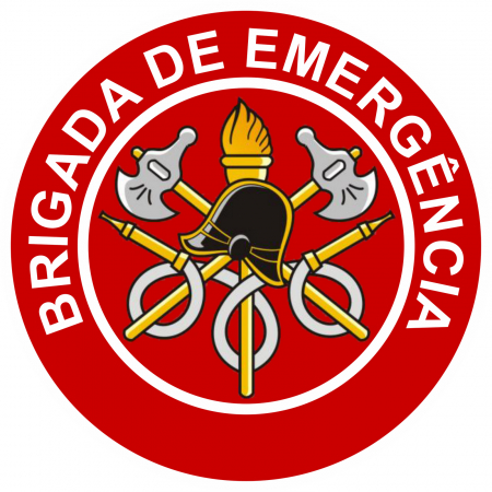 Adesivo Papel Glossy Brigada de Emergência 9,5 cm