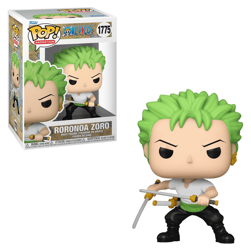 FUNKO POP ANIMATION ONE PIECE - RORONOA ZORO 1775 em Oferta na Shopee