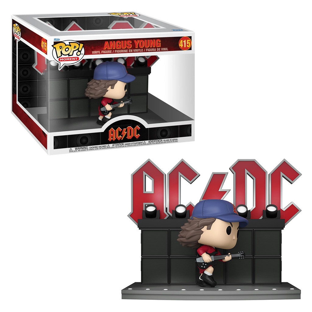FUNKO POP MOMENT AC/DC - ANGUS YOUNG 415 NOVO ORIGINAL
