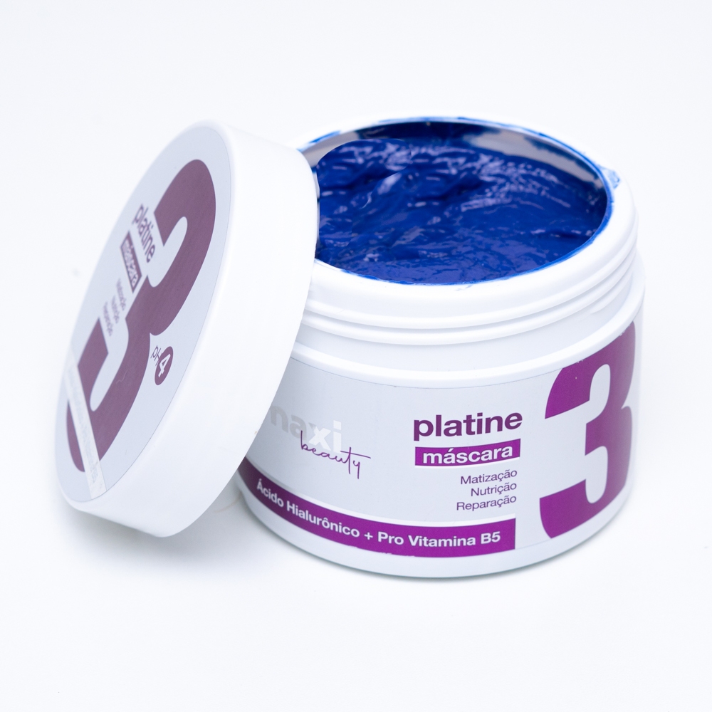 Mascara Platine 300g Hidratação e Brilho em Oferta na Shopee