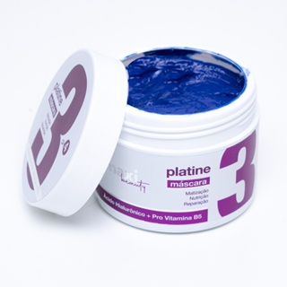 Mascara Platine 300g Hidratação e Brilho em Oferta na Shopee