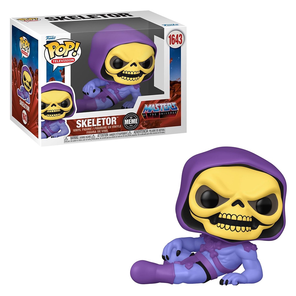 FUNKO POP TELEVISION MEME: MASTERS OF THE UNIVERSE - SKELETOR 1643 em Oferta na Shopee