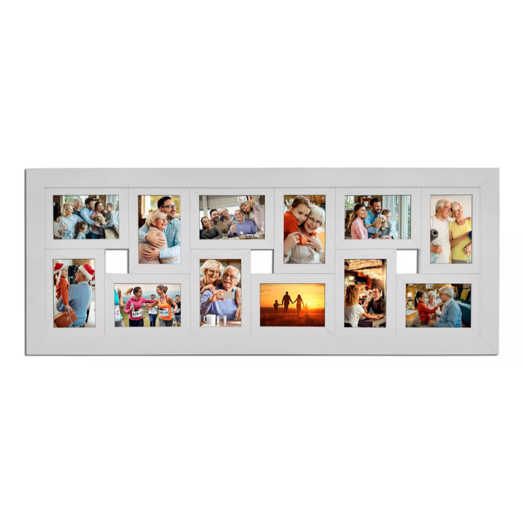 Painel Quadro Multifotos Com Vidro Foto 10x15cm Para Parede em Oferta na Shopee