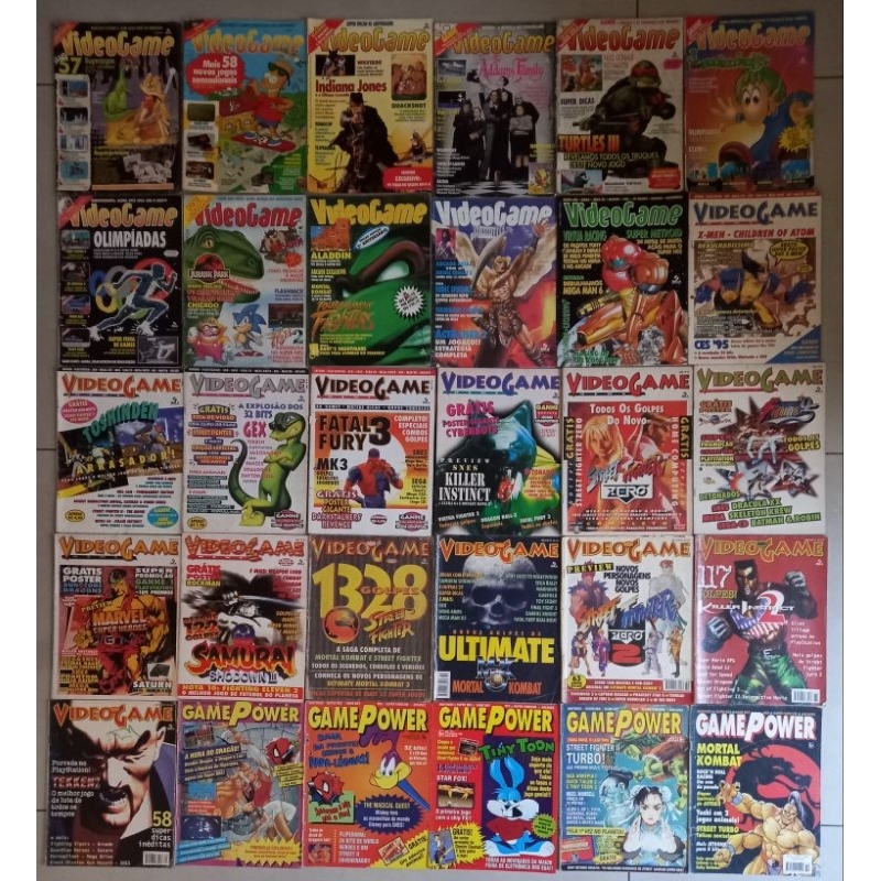 Revistas Video Game, Game Power, Super Game Power, Super Game, Game Master