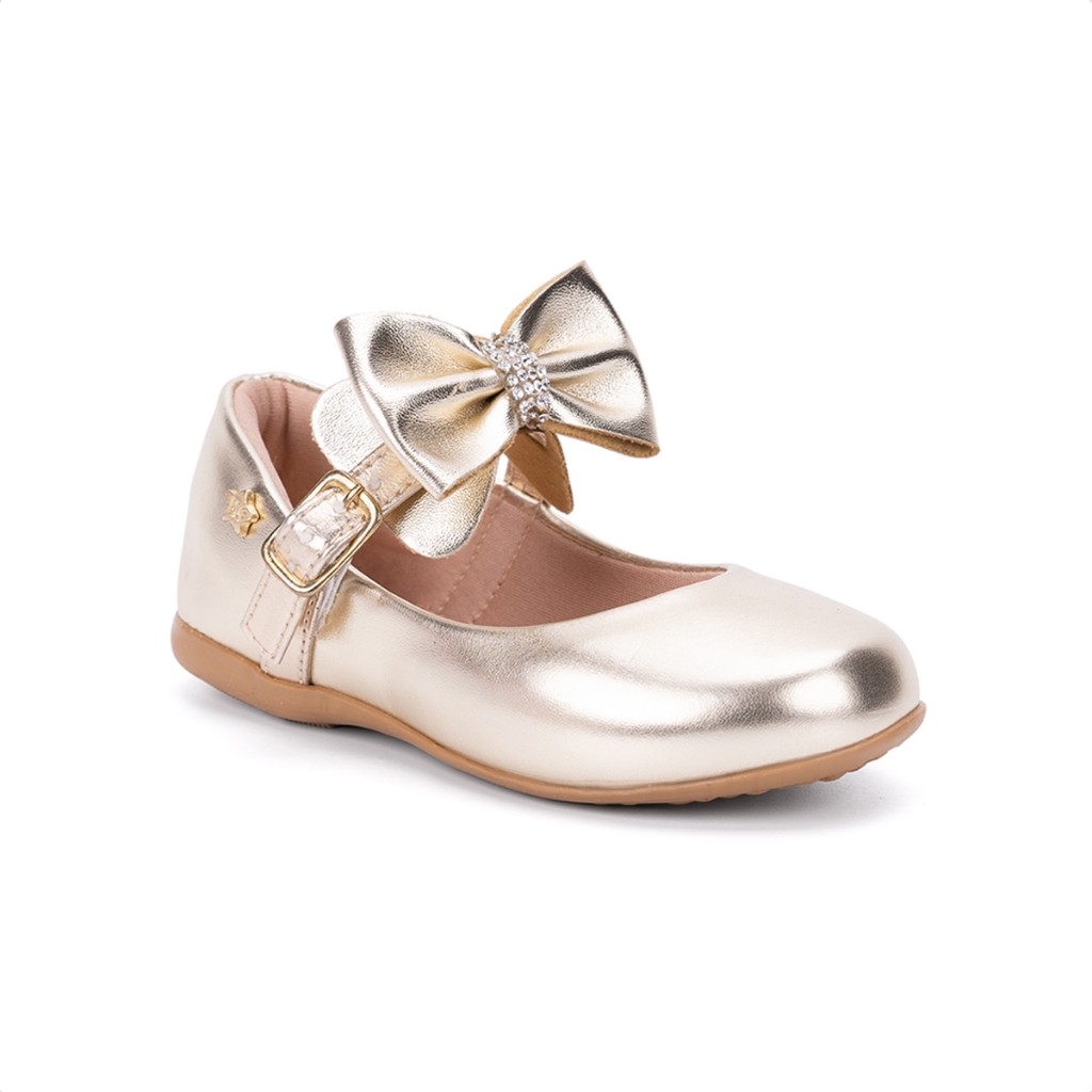Sapatilha Infantil Feminina Boneca Menina Fashion Laço Social com Fivela em Oferta na Shopee