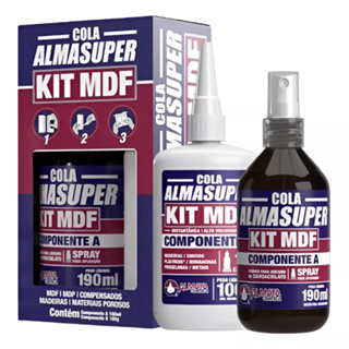 Cola Instantânea Kit Mdf Almasuper + Catalisador em Oferta na Shopee