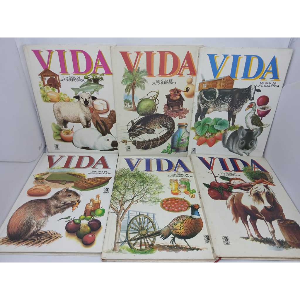 Livros da Coleção Vida Biblioteca Um Guia de Auto-suficiência Aprenda a Fazer
