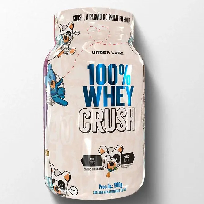 Whey 100% Crush Milk Cream 900g - UnderLabz em Oferta na Shopee