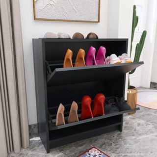 Sapateira Vertical Organizadora 2/3 Portas - Cores Preto e Branco