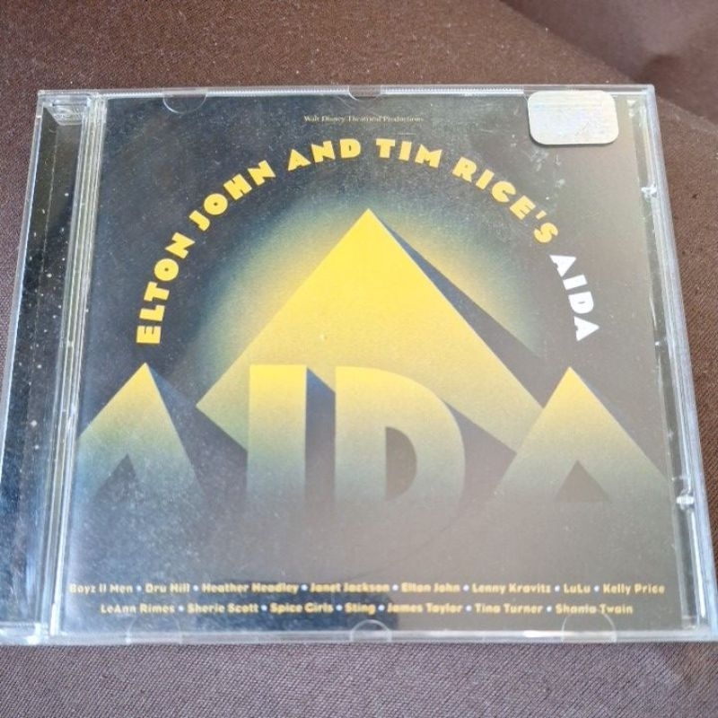 cd Elton John e Tim Rice Aida original