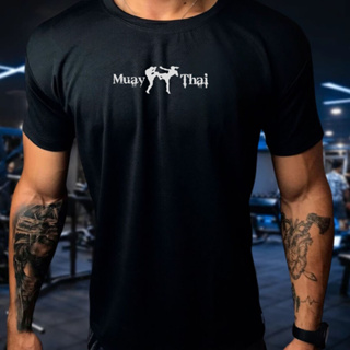 Camisa Dry Fit  Masculina - Modelo MUAY THAI ,  Academia, Corrida,CrossFit,Ideal Para Treinos Intensos em Oferta na Shopee