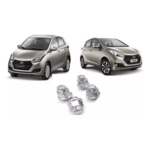 Jogo 04 Porcas Roda Liga Leve Cromadas Hb20 Todos em Oferta na Shopee