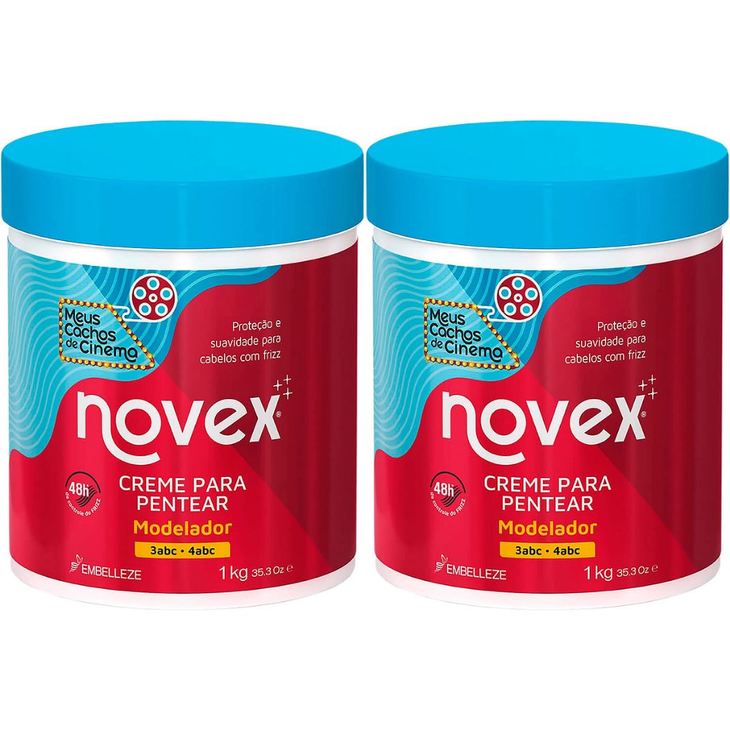 Kit 2 und Creme De Pentear Novex Meus Cachos De Cinema 1kg