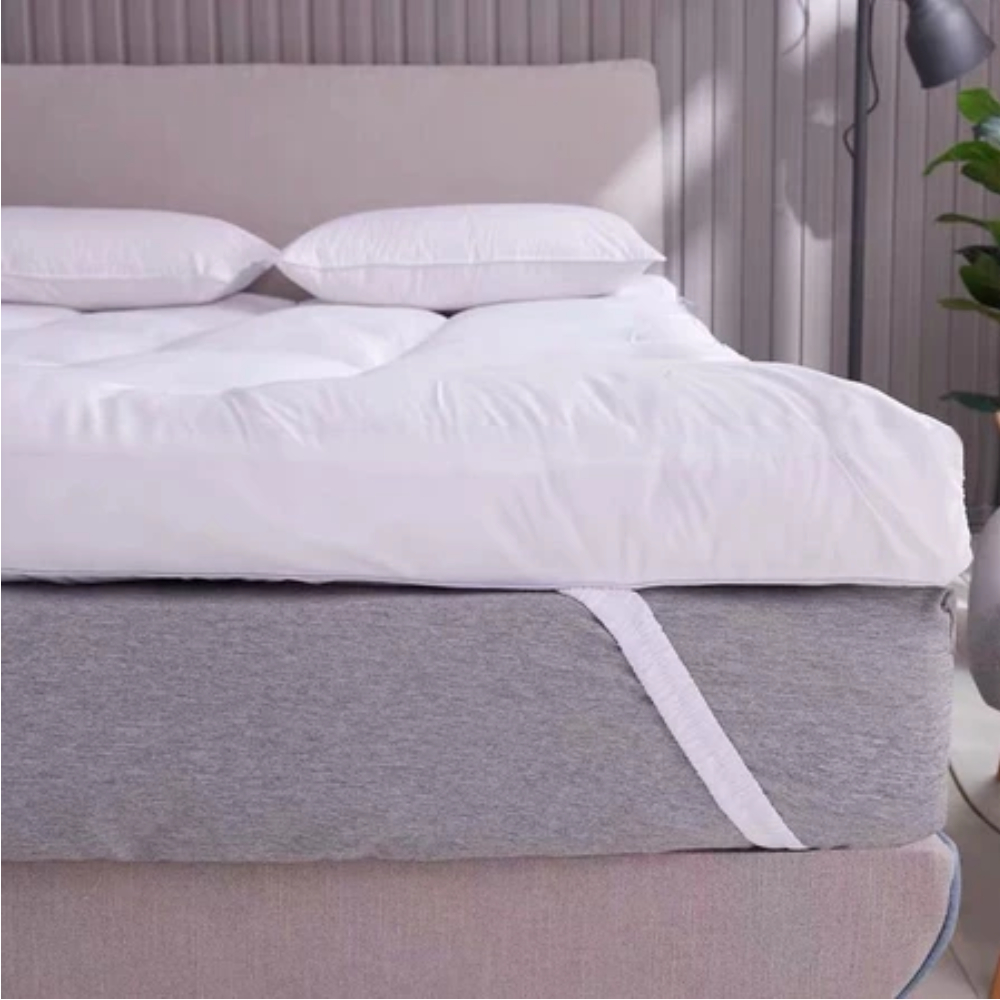 Protetor de colchão pillow top micro percal 400 fios com elástico nas pontas